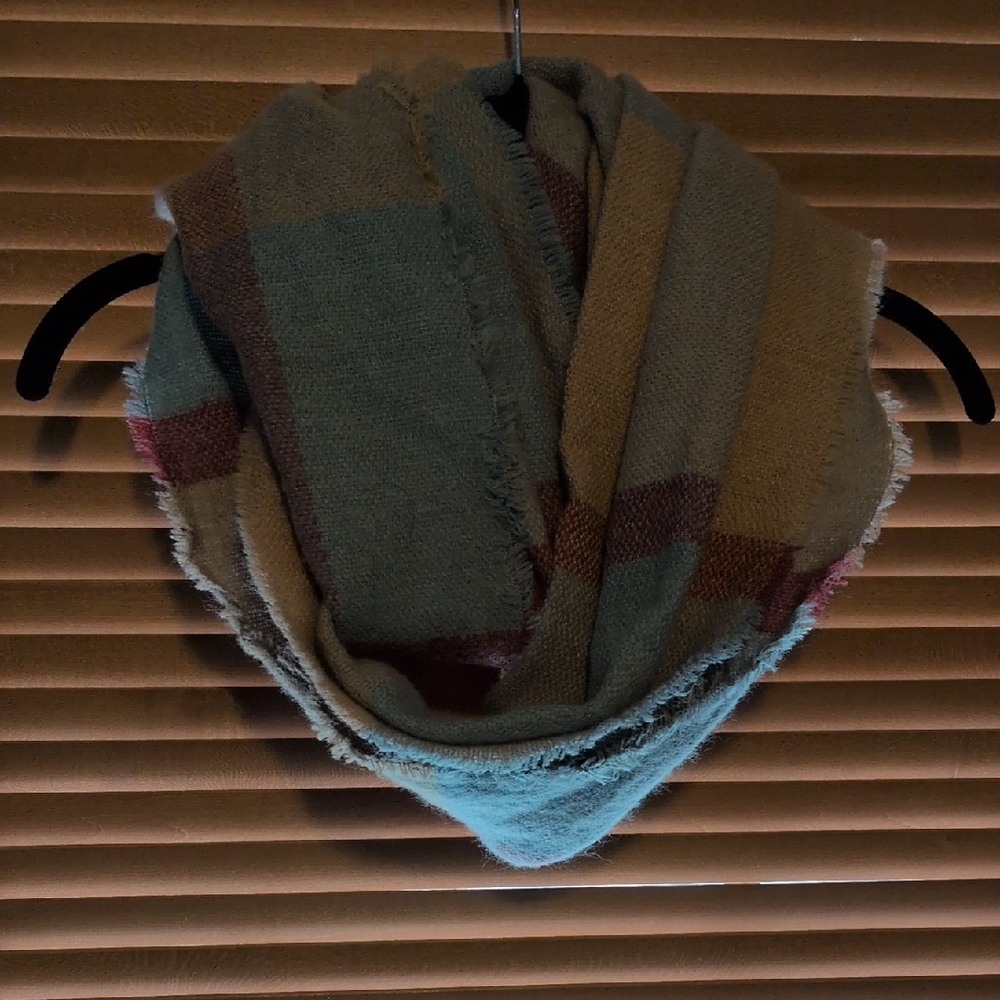 Plaid Infinity Scarf